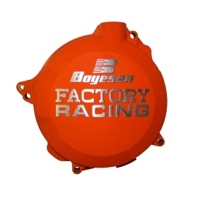 BOYESEN Factory Racing Clutch Cover Orange KTM SX/ XC-W 125-150, HUSQVARNA TC/ TE/ TX 125-150