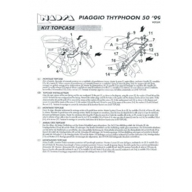 Daiktadėžės laikikliai PIAGGIO TYPHOON 50cc 1999-2003