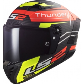 LS2 FF805 Thunder Black Attack Carbon Helmet