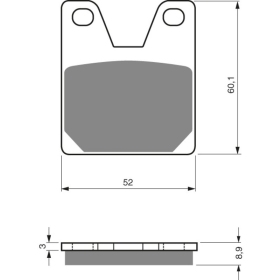 GOLDFREN Brake Pads 169 S3 Yamaha YZF R1 / R7 1998-2002