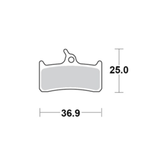 Motomaster Brake pad Shimano