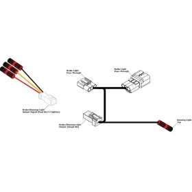 DENALI Brake Light Wiring Adapter DUCATI DESERT X 937 2022->