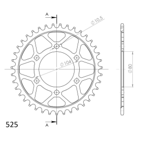 Supersprox / JT Rear sprocket 1489.39