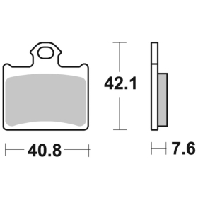 Sbs Brakepads 872SI Sintered Offroad HUSQVARNA / KTM / OHVALE