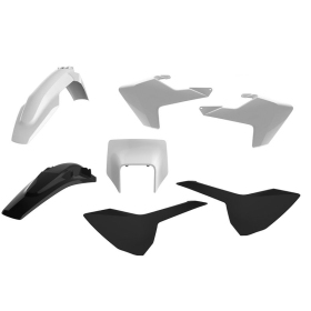 Polisport plastic kit Husqvarna TE / FE (2017-2019) White / Black