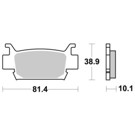 Sbs Brakepads 829SI Sintered Offroad HONDA