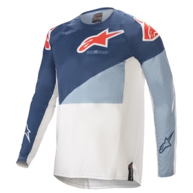 Alpinestars Techstar off road Jersey Factory Blue/White