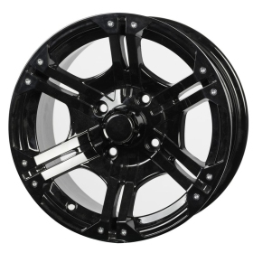 BSK Wheel 12x7 4/110 4+3 Black