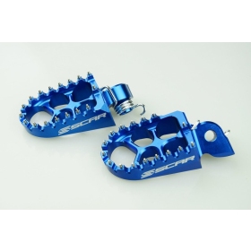 Scar footpegs Ktm / Husaberg / Husqvarna / Sherco / Beta Blue