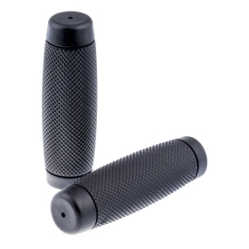 Handgrips Diamond cut Black for 25 mm 