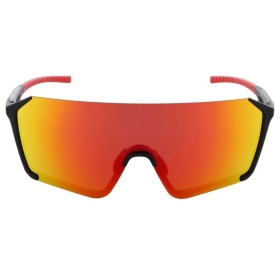 Red Bull Spect Jaden Sunglasses black brown with red mirror POL