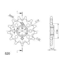 Supersprox / JT Front sprocket 337.14