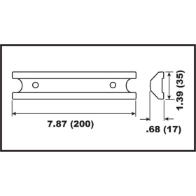 Perf anod Transom Yamaha 40-130HP