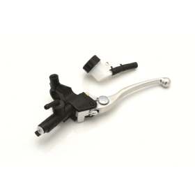 NISSIN universal clutch lever with reservoir (black/silver) Ø14