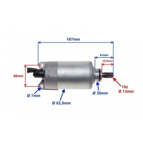 Starter ATV 156FMI 10teeth