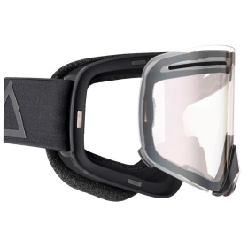 AMOQ Vision Vent+ Magnetic Motocross / Snow Goggles Blackout (Clear, Heated Lens)