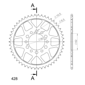 Supersprox / JT Rear sprocket 1842.50 50t