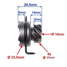 Kickstarter gear SYM 4T 6+8teeth