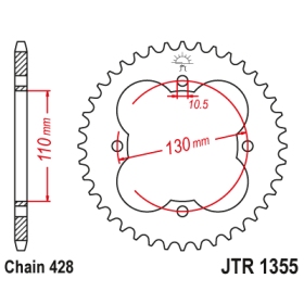 Supersprox / JT Rear sprocket 1355.50 50t