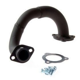 Turbo Kit Exhaust header pipe black DERBI 50 2T