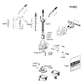 Throttle needle W7 Dellorto PHBG