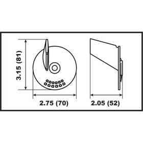 Perf anods Trim Tab Suzuki 20-35HP