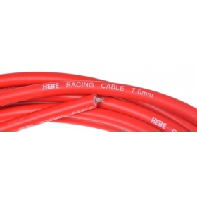 SPARK PLUG WIRE HEBE 7mm RED 20m