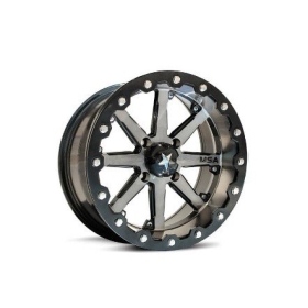 MSA WHEELS M21 Lok Utility Rim - Silver/Black 15X7