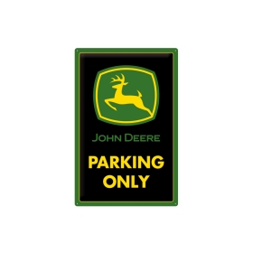 TIN SIGN 40x60 JOHN DEERE PARKING