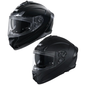 SMK TYPHOON Solid Black Helmet