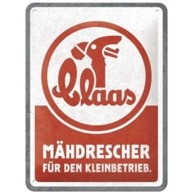 Metalinė lentelė Mähdrescher 15x20