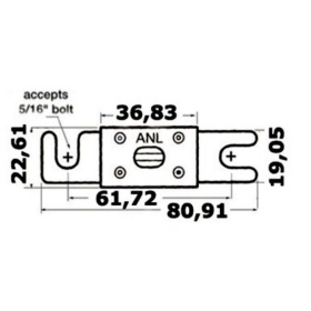 Osculati fuse 300A