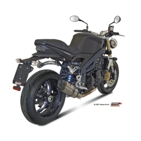 MIVV SUONO exhaust Slip-On Triumph Speed Triple 1050