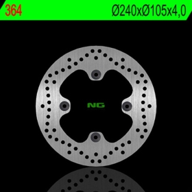 NG BRAKES 364 priekinis / galinis fiksuotas stabdžių diskas HONDA CB / FES / FORZA / NSS / SH / KEEWAY OUTLOOK 125-250 92-24