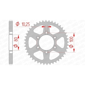 AFAM Steel Standard Rear Sprocket 92666 - 525 VOXAN 1000 SCRAMBLER/ROADSTER 1997-2006