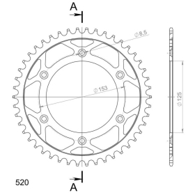 Supersprox Rear sprocket 210.46 46t