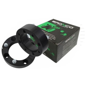 Bronco Wheel spacers UTV 25mm 4/110 M12 2pcs Black