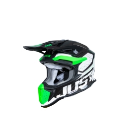 Helmet Just1 J18 F Hexa Green Fluo/White/Titanium 