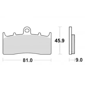 Sbs Brakepads 900DS-2 Dual Sinter 2 Aprilia / Bmw / Benelli / Can-Am / Ducati / Kawasaki / Triumph