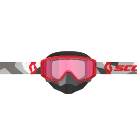 Goggle Scott Primal Snow Cross camo white/red rose