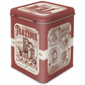 Box TEA TIME 7,5x7,5x9,5cm