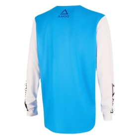 AMOQ Ascent Comp Off Road Shirt Sky Blue / White