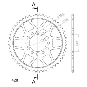 Supersprox / JT Rear sprocket 1842.52 52t