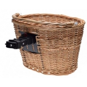 Wicker bicycle basket with handle 380x280x270mm