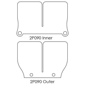 SPARE REEDS FOR REED VALVE YAMAHA YZ/ WR125, SUZUKI RM125, KTM SX/ EXC 125, KAWASAKI KX125, HUSQVARNA WR/ CR125, HONDA CR125R, HM MOTARD/ CRE 125, GAS GAS ENDUCROSS125