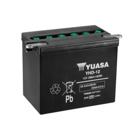 Akumuliatorius YUASA - YHD-12 12V 29.5Ah (be rūgšties paketo)