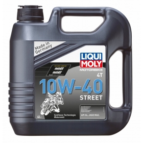 LIQUI MOLY MOTORBIKE 10W40 STREET Semi-synthetic oil 4T 4L