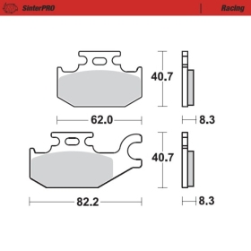 Moto-Master Brakepads Suzuki