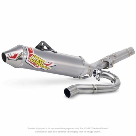 PRO CIRCUIT Ti-4R Full Exhaust System - Titanium Honda CRF450R 2009-2010