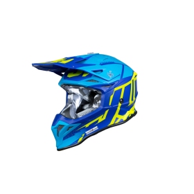 Helmet Just1 J39 Poseidon Fluo Yellow/Blue 